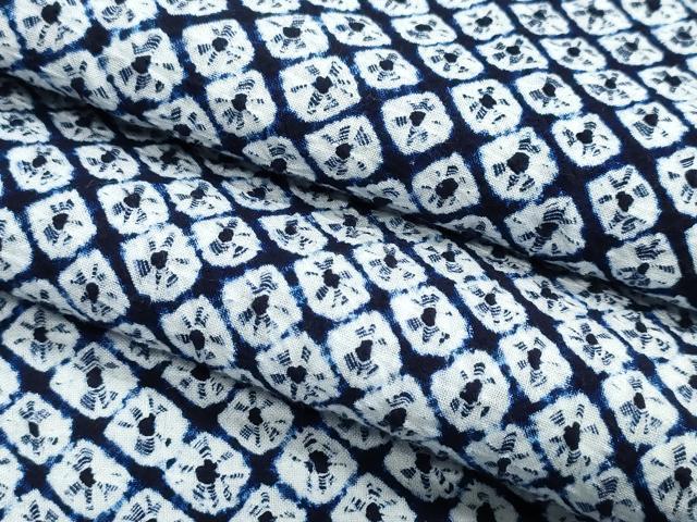 平和屋着物∴夏物　浴衣　有松鳴海絞り　蜘蛛絞り　綿　逸品　CABJ0119ng