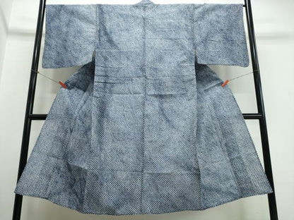 平和屋着物∴夏物　男性　浴衣　有松鳴海絞り　三浦絞り　綿　逸品　CABJ0121ng