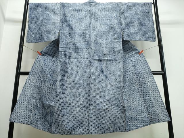 平和屋着物∴夏物　男性　浴衣　有松鳴海絞り　三浦絞り　綿　逸品　CABJ0121ng