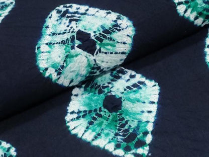 平和屋着物∴夏物　浴衣　有松鳴海絞り　菱文　綿　逸品　CABJ0122ng
