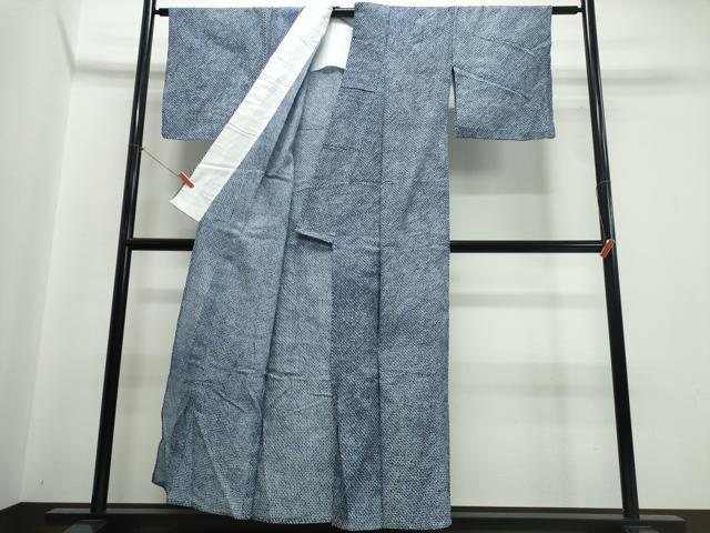 平和屋着物∴夏物　浴衣　有松鳴海絞り　三浦絞り　綿　逸品　CABJ0126ng