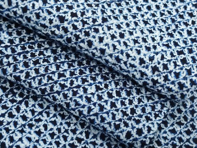 平和屋着物∴夏物　浴衣　有松鳴海絞り　三浦絞り　綿　逸品　CABJ0126ng