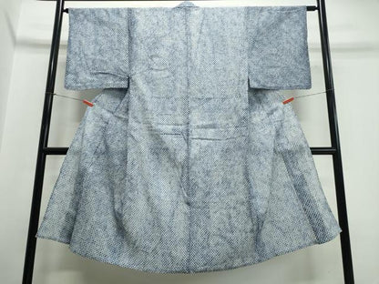 平和屋着物∴夏物　男性　浴衣　有松鳴海絞り　三浦絞り　綿　逸品　CABJ0137ng