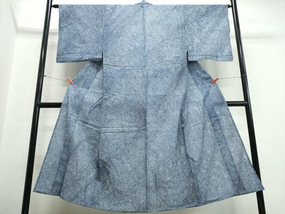 平和屋着物∴夏物　男性　浴衣　有松鳴海絞り　三浦絞り　綿　逸品　CABJ0166ng