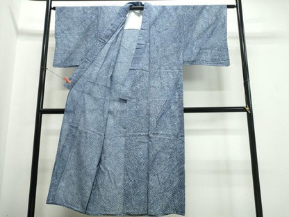 平和屋着物∴夏物　男性　浴衣　有松鳴海絞り　三浦絞り　綿　逸品　CABJ0166ng