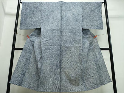 平和屋着物∴夏物　男性　浴衣　有松鳴海絞り　三浦絞り　綿　逸品　CABJ0178ng