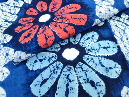 平和屋着物∴夏物　浴衣　有松鳴海絞り　舞菊間道　綿　逸品　CABJ0185ng