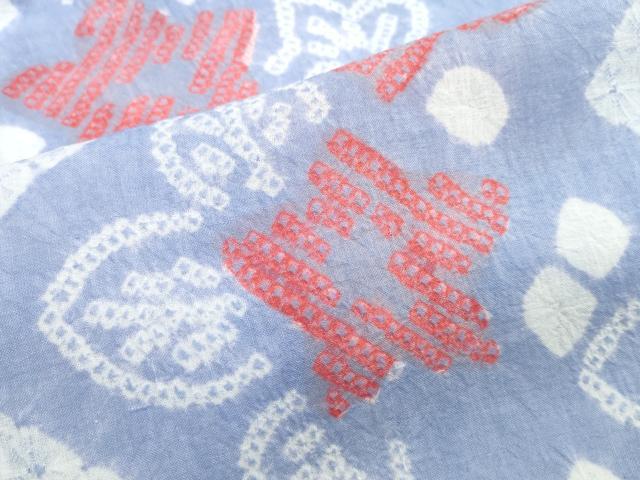 平和屋着物∴夏物　浴衣　有松鳴海絞り　綿　逸品　未使用　CABJ0205ng