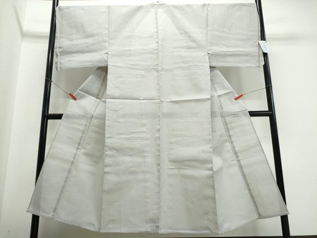 平和屋着物∴夏物　男性　浴衣　めんあさしじら　霞色　綿麻　逸品　新品　CABJ0218ng