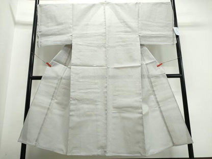 平和屋着物∴夏物　男性　浴衣　めんあさしじら　霞色　綿麻　逸品　新品　CABJ0219ng