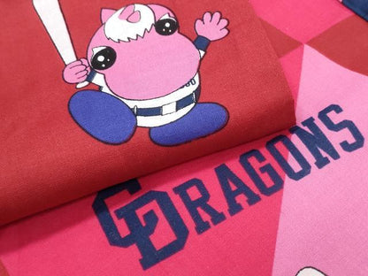 平和屋着物∴夏物　浴衣　野球キャラクター　綿　逸品　CABJ0223ng