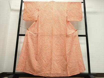 平和屋着物∴夏物　浴衣　有松鳴海絞り　蜘蛛絞り　綿　逸品　CABJ0231ng