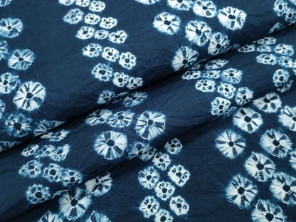 平和屋着物∴夏物　浴衣　有松鳴海絞り　舞花間道　綿　逸品　CABJ0257ng