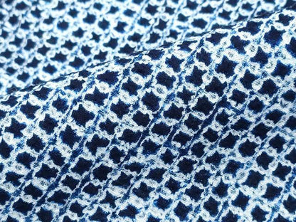 平和屋着物∴夏物　浴衣　有松鳴海絞り　三浦絞り　綿　逸品　CABJ0270ng