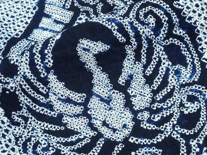 平和屋着物∴夏物　浴衣　有松鳴海絞り　正倉院孔雀文　逸品　CABJ0274ng