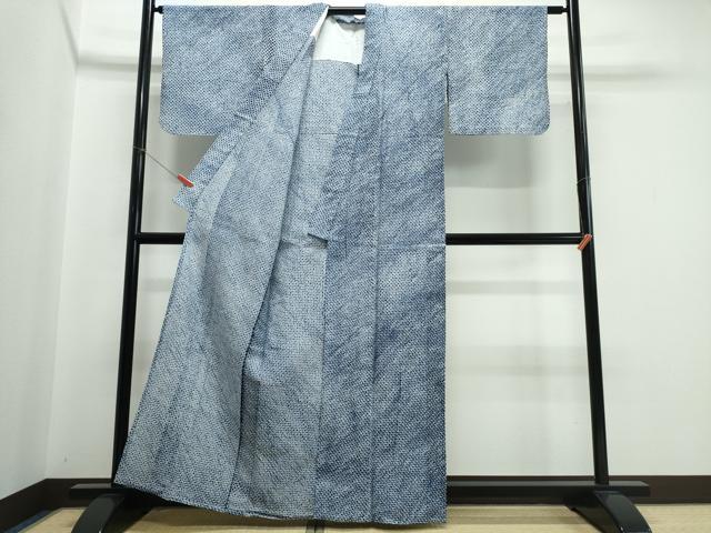 平和屋着物∴夏物　浴衣　有松鳴海絞り　三浦絞り　綿　逸品　CABJ0279ng