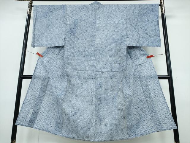 平和屋着物∴夏物　男性　浴衣　有松鳴海絞り　三浦絞り　綿　逸品　CABJ0316ng