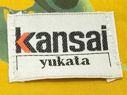 平和屋着物∴世界的ファッションデザイナー　山本寛斎　kansaiブランド　夏物　浴衣　注染　紫陽花　日本製　綿　逸品　未使用　CABJ0376ng