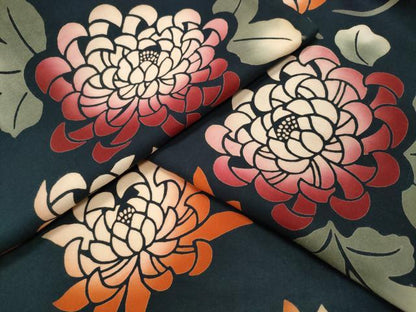 平和屋着物∴夏物　こむさでもーど・COMME CA DU MODE　浴衣　注染　乱菊　黒地　日本製　綿　逸品　CABJ0381ng