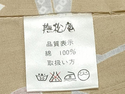 平和屋着物∴夏物　撫松庵　浴衣　ゆり　百合　綿　逸品　未使用　CABJ0392ng