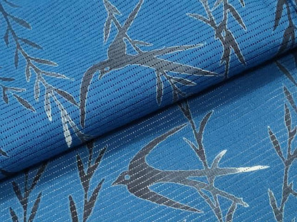 平和屋着物∴夏物　浴衣　綿絽　燕　枝垂れ柳　綿　逸品　CABJ0399ng