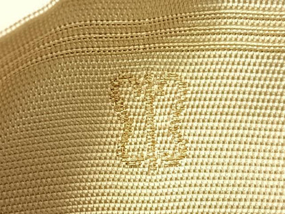 平和屋着物●西陣　川島織物　六通柄　本袋帯　菱吉祥文　金銀彩　正絹　逸品　CABJ0405vp