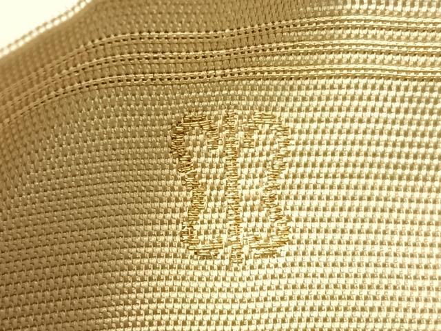 平和屋着物●西陣　川島織物　六通柄　本袋帯　菱吉祥文　金銀彩　正絹　逸品　CABJ0405vp