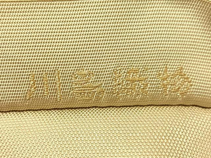 平和屋着物●西陣　川島織物　六通柄　本袋帯　菱吉祥文　金銀彩　正絹　逸品　CABJ0405vp