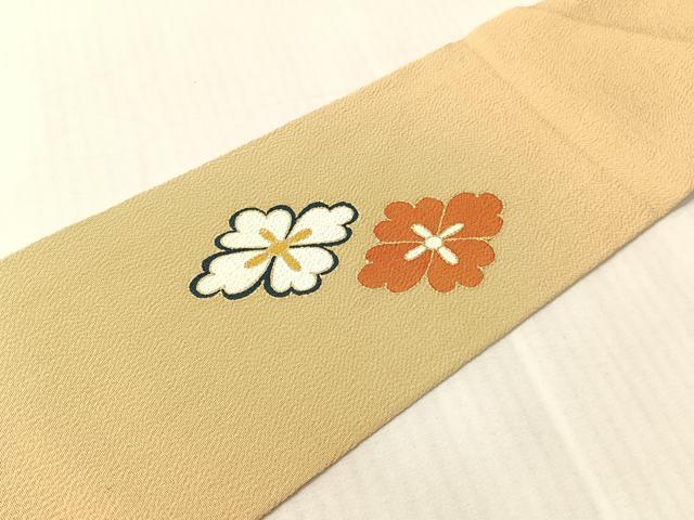 平和屋着物●銀座　志ま亀　九寸名古屋帯　花菱文　金彩　鬼しぼ縮緬　正絹　逸品　CABJ0425vp