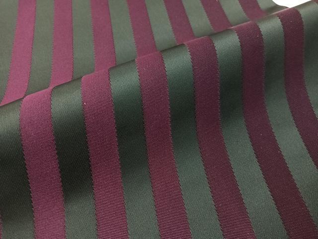 平和屋着物●世界的人形師　辻村寿三郎　ジュサブロー　六通柄袋帯　斜線文　正絹　逸品　CABJ0434vp