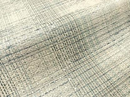 平和屋着物●本場筑前博多織　八寸名古屋帯　格子柄　正絹　逸品　CABJ0443vp