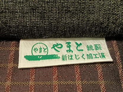 平和屋着物●両面　六通柄袋帯　螺鈿箔　横段吉祥花文　金通し地　やまと誂製　正絹　逸品　未使用　CABJ0476vp