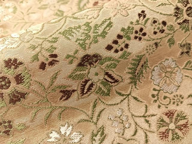 平和屋着物●龍村織宝謹製　全通柄袋帯　早雲寺銀襴　正絹　逸品　CABJ0478vp