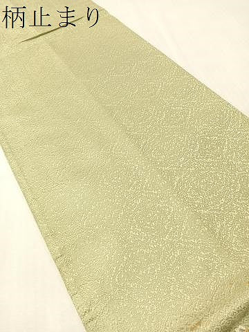 平和屋着物●六通柄袋帯　唐織　百賀　金糸　正絹　逸品　CABJ0488vp