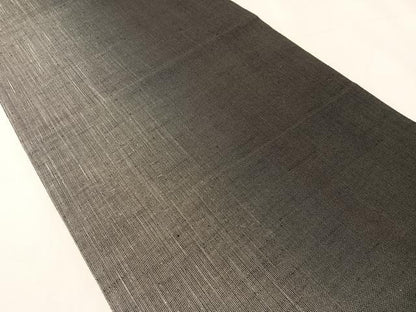 平和屋着物▽両面　六通柄袋帯　スリーシーズン　春夏秋　紬地　草木文　金糸　正絹　逸品　CABJ0492vp