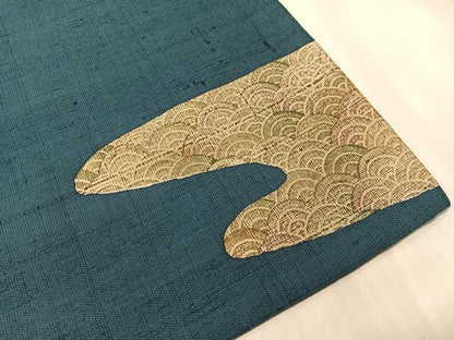 平和屋着物●九寸名古屋帯　紬地　成り物　正絹　逸品　CABJ0495vp