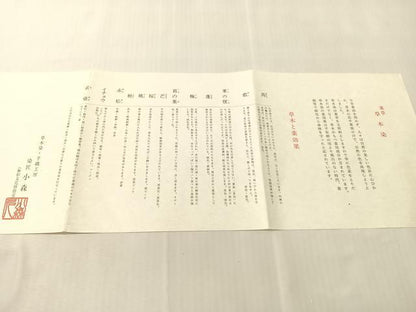平和屋着物●本場筑前博多織 本草木染 手織工房 染匠：小森久 徳田義成 八寸名古屋帯 如水間道 証紙・共箱付き 正絹 逸品 CABJ0502vp