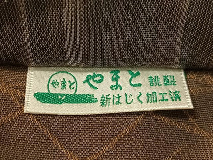平和屋着物●ワンタッチつけ帯　市松跳び兎　金銀糸　やまと誂製　正絹　逸品　CABJ0503vp