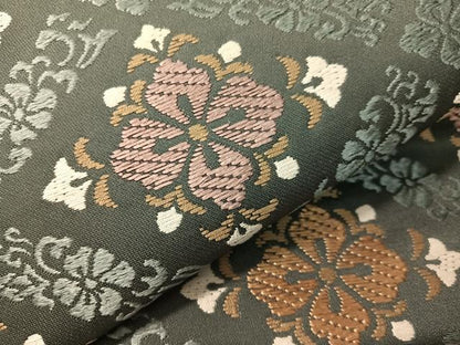 平和屋着物●つけ帯　唐織　菱花文　ますいわ屋扱い　正絹　逸品　未使用　CABJ0505vp