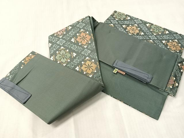 平和屋着物●つけ帯　唐織　菱花文　ますいわ屋扱い　正絹　逸品　未使用　CABJ0505vp