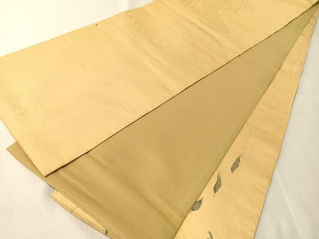平和屋着物●太鼓柄袋帯　手描き　成り物　金彩　正絹　逸品　CABJ0536vp
