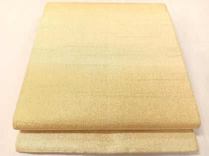平和屋着物●桝屋高尾　ねん金綴錦　全通柄袋帯　段霞文　正絹　逸品　CABJ0542vp