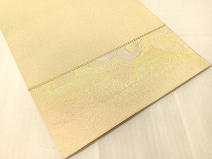 平和屋着物●太鼓柄袋帯　當麻つづれ　乱菊　金糸　正絹　逸品　CABJ0546vp