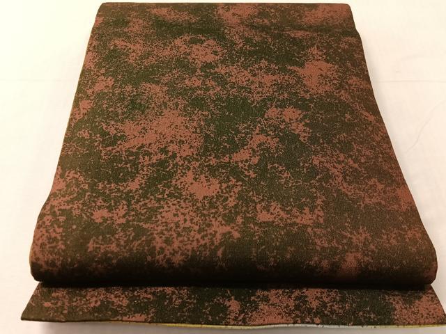 平和屋着物●両面　全通柄袋帯　縦霞　正絹　逸品　未使用　CABJ0553vp
