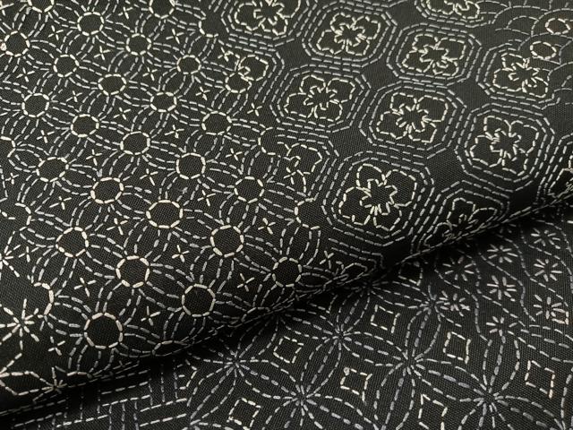 平和屋着物●総刺繍　刺し子　全通柄袋帯　吉祥柄　正絹　逸品　CABJ0556vp