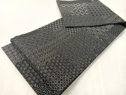 平和屋着物●総刺繍　刺し子　全通柄袋帯　吉祥柄　正絹　逸品　CABJ0556vp