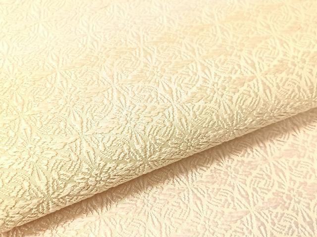 平和屋着物●六通柄袋帯　唐織　七宝花文　正絹　逸品　CABJ0589vp