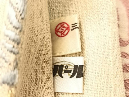 平和屋着物●両面　六通柄袋帯　唐織　鳳凰桐文　金糸　正絹　逸品　未使用　CABJ0638vp