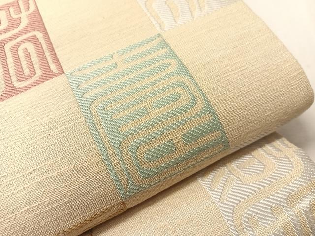 平和屋着物●両面　六通柄袋帯　唐織　鳳凰桐文　金糸　正絹　逸品　未使用　CABJ0638vp