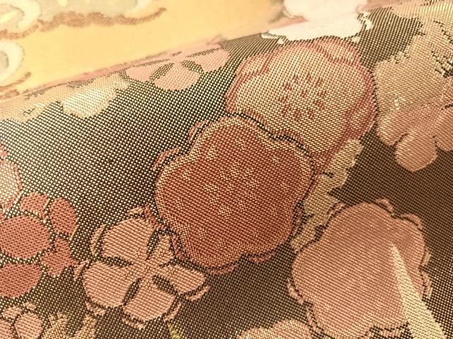 平和屋着物●西陣　川島織物　六通柄　本袋帯　松竹梅　金糸　正絹　逸品　CABJ0678vp